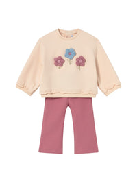 Conj. leggings sweat Violeta (Violeta)  para Bebé Menina - Mayoral