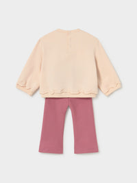 Conj. leggings sweat Violeta (Violeta)  para Bebé Menina - Mayoral