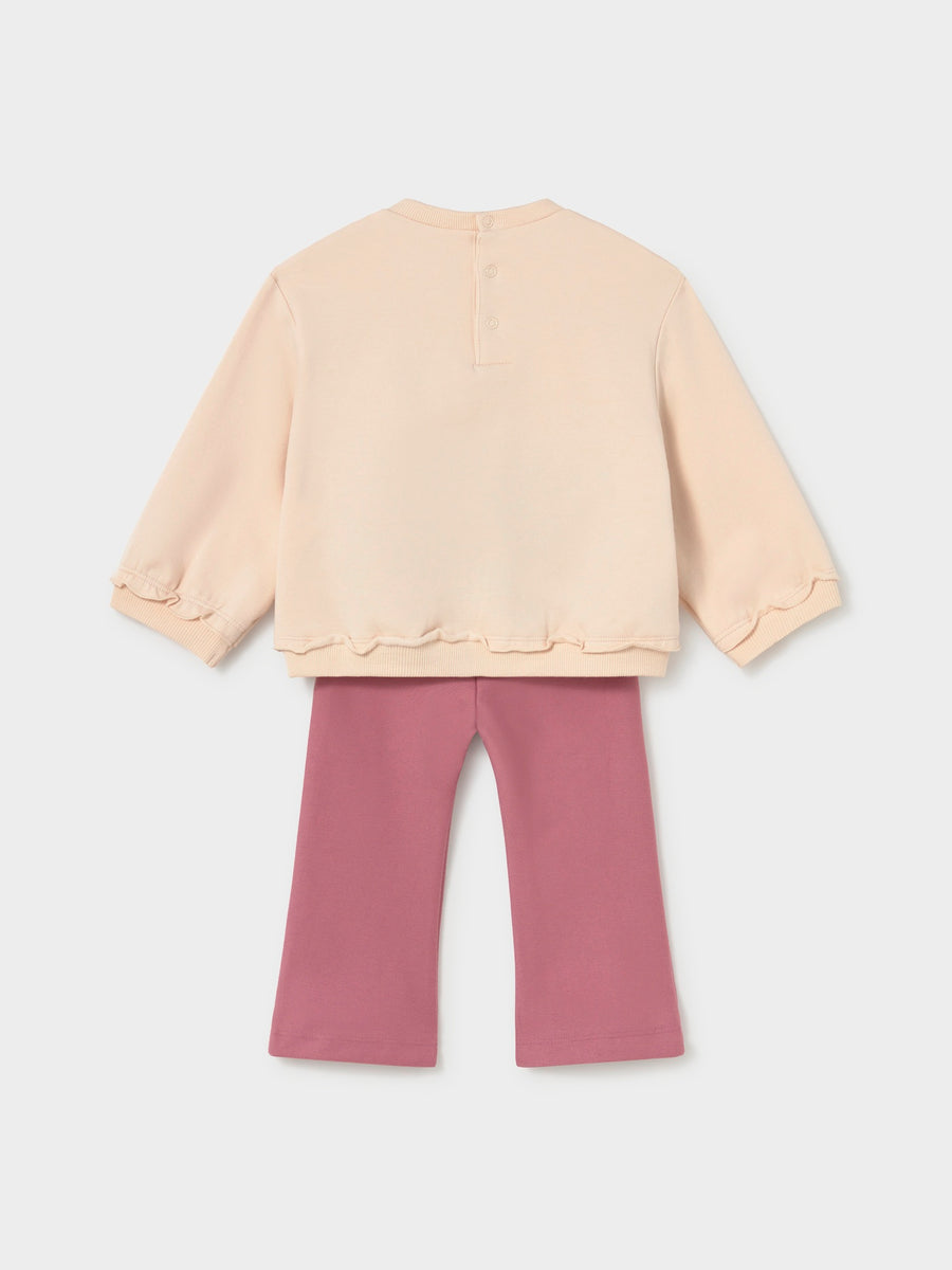 Conj. leggings sweat Violeta (Violeta)  para Bebé Menina - Mayoral
