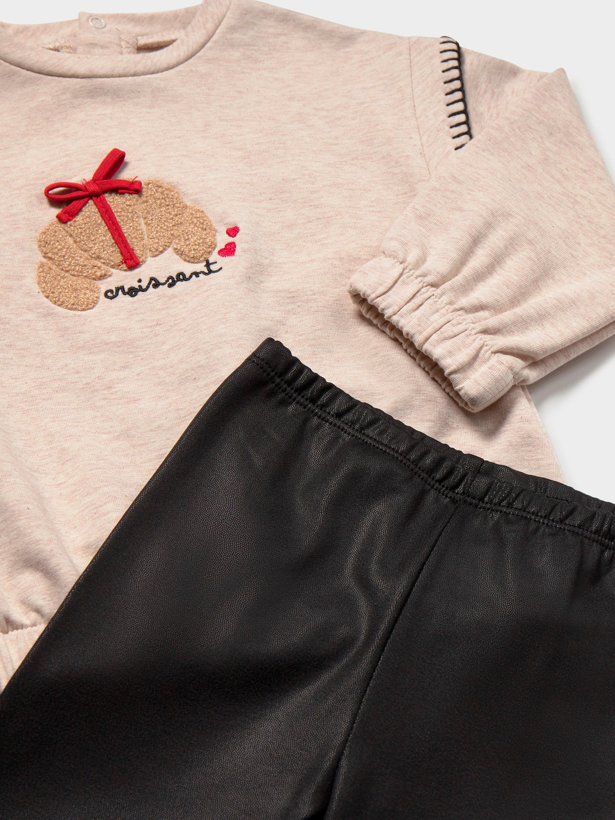 Conj. leggings sweat Preto (Preto)  para Bebé Menina - Mayoral