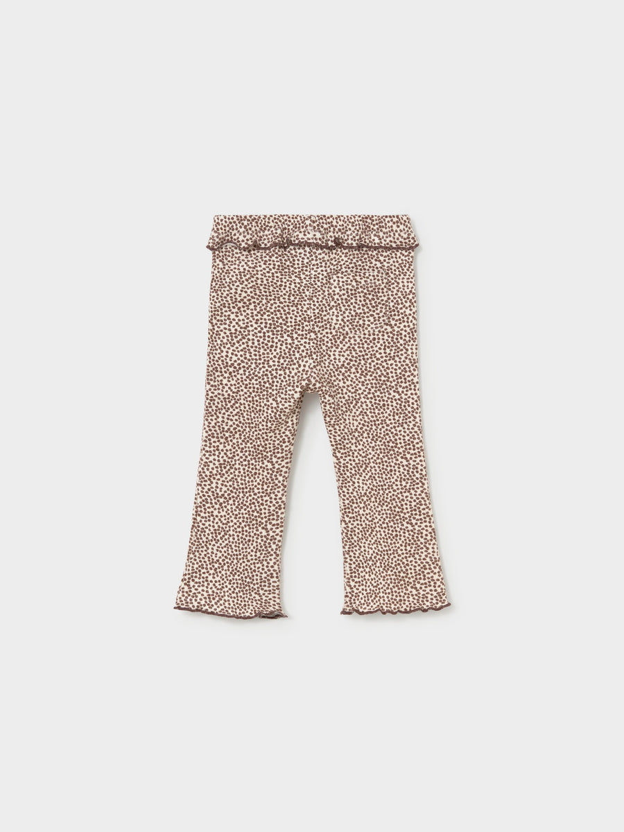 Leggings flare Chocolate (Castanho Escuro)  para Bebé Menina - Mayoral