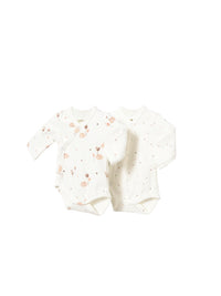 Set 2 bodys Crú (Creme / Pérola)  para Bebé Menina - Mayoral