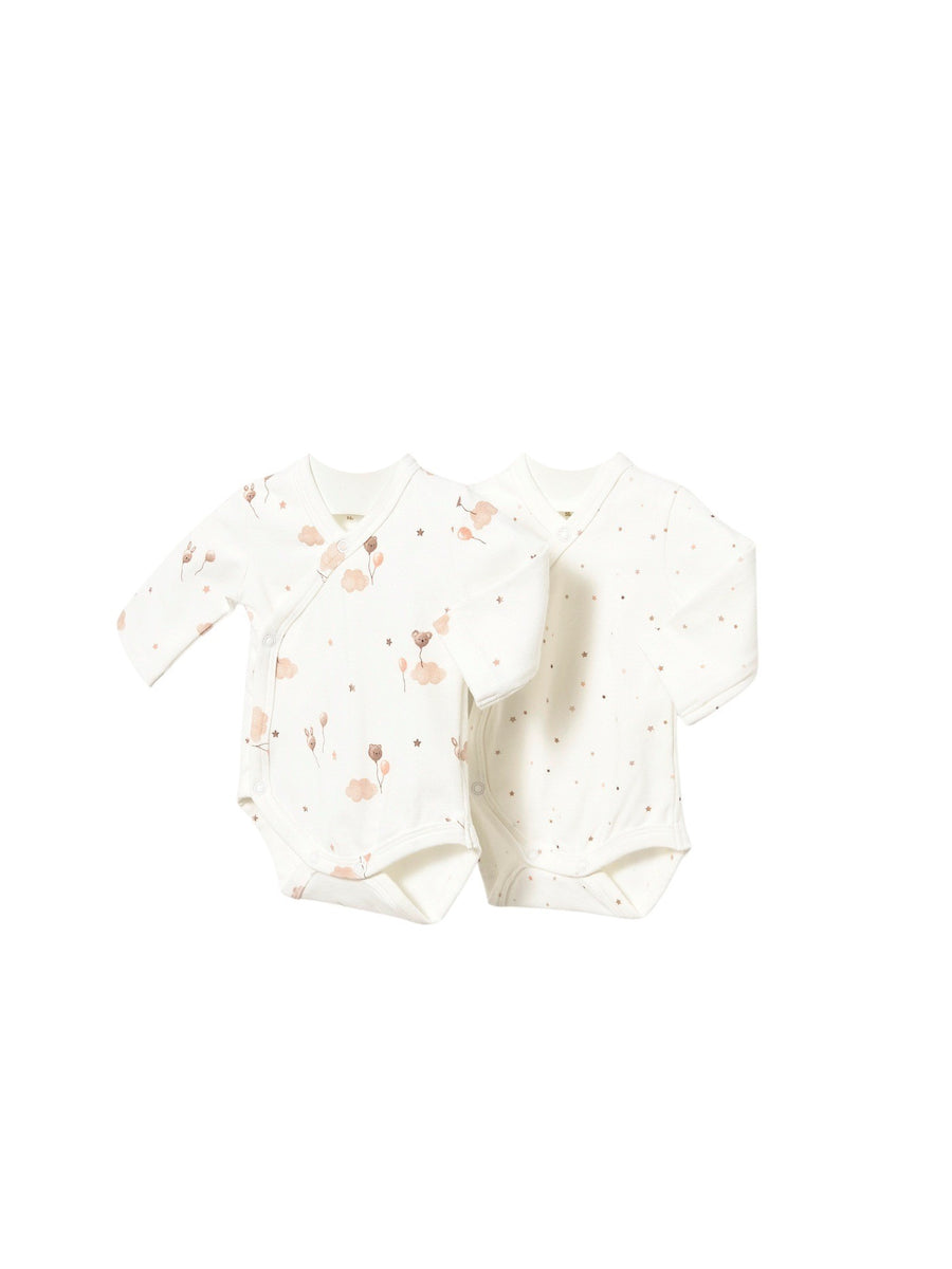 Set 2 bodys Crú (Creme / Pérola)  para Bebé Menina - Mayoral