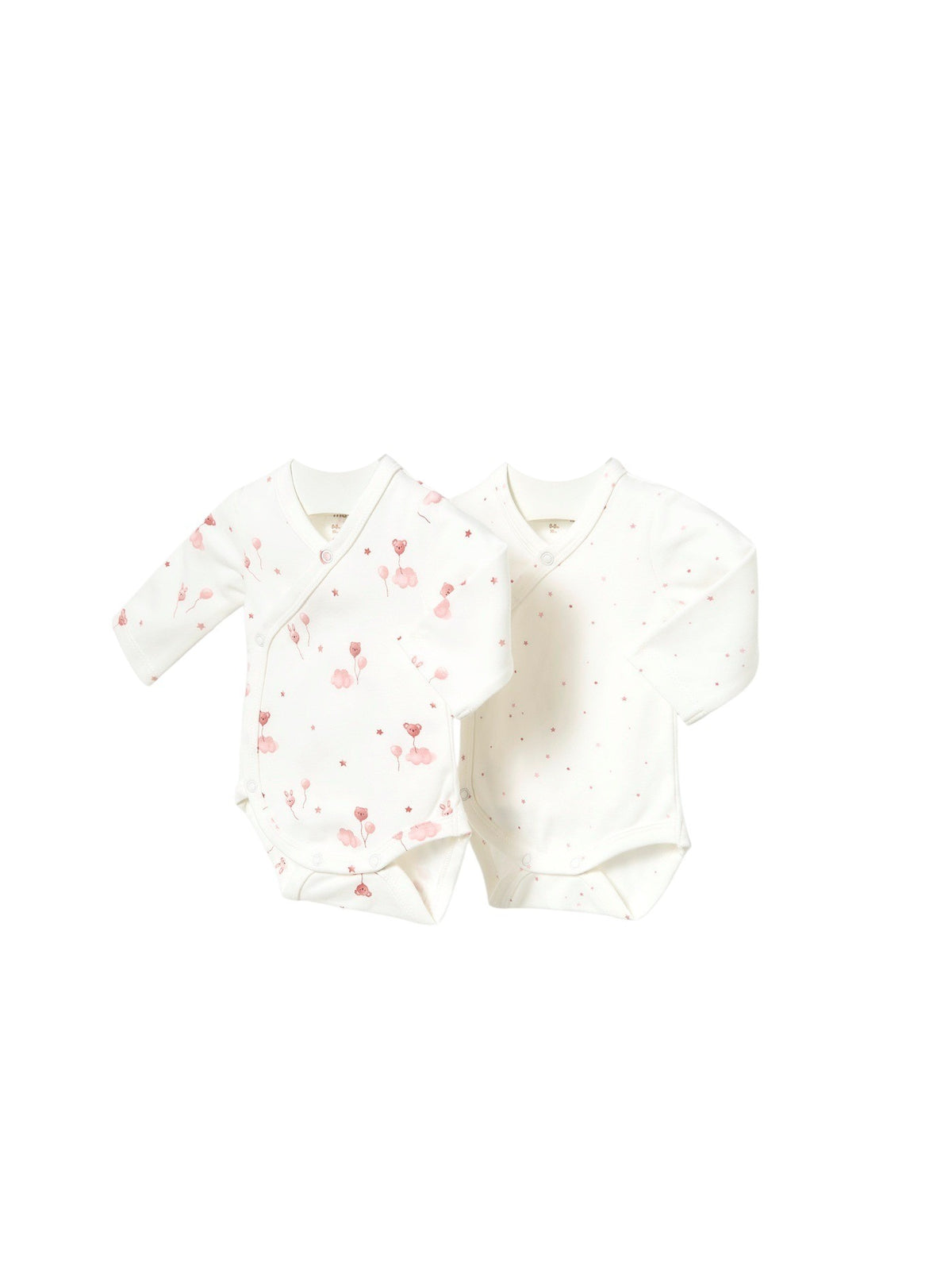 Set 2 bodys Rosa baby (Rosa Bébé)  para Bebé Menina - Mayoral