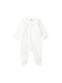 Vestido pijama loungewear Crú (Creme / Pérola)  para Bebé Menina - Mayoral