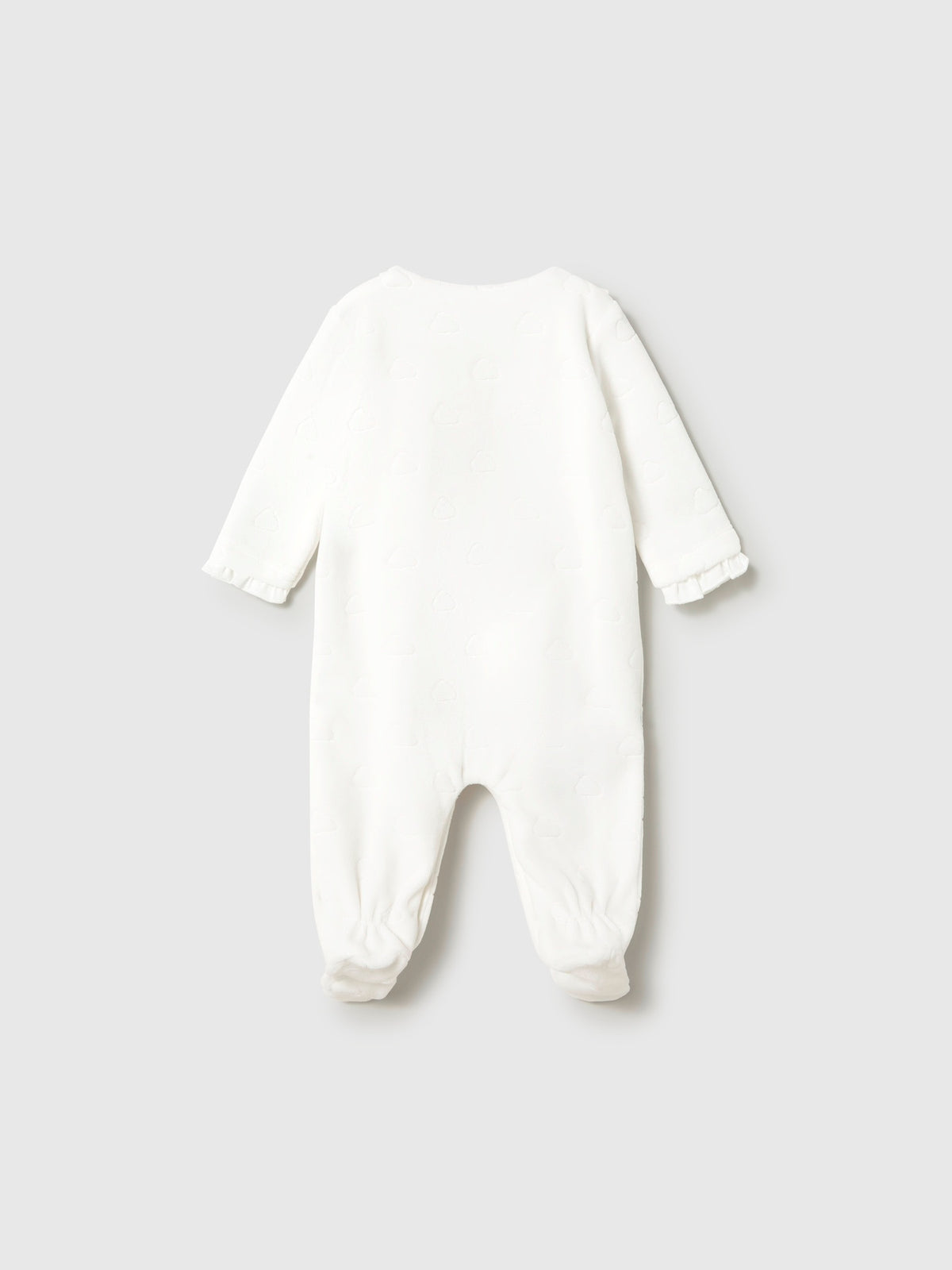 Vestido pijama loungewear Crú (Creme / Pérola)  para Bebé Menina - Mayoral