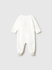 Vestido pijama loungewear Crú (Creme / Pérola)  para Bebé Menina - Mayoral