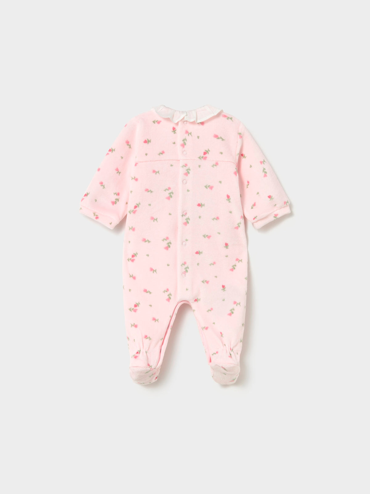 Conj Babygrow c/ gola redonda Rosa baby (Rosa Bébé)  para Bebé Menina - Mayoral