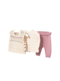 Conj. leggings tricot Malva vig (Lilás)  para Bebé Menina - Mayoral