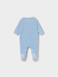 Babygrow tundosado gola Azul céu (Celeste)  para Bebé Menino - Mayoral