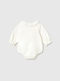 Body gola Crú (Creme / Pérola)  para Bebé Menina - Mayoral