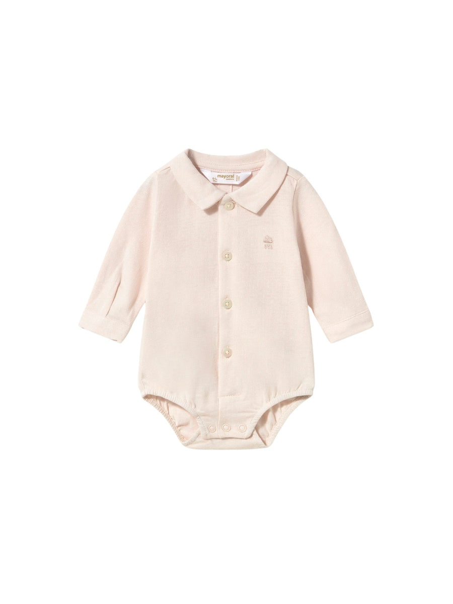 Body camiseiro Milk (Bege)  para Bebé Menino - Mayoral