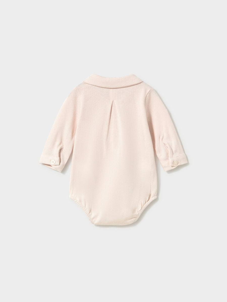 Body camiseiro Milk (Bege)  para Bebé Menino - Mayoral