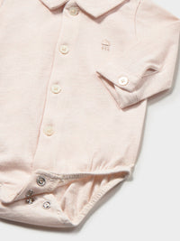 Body camiseiro Milk (Bege)  para Bebé Menino - Mayoral