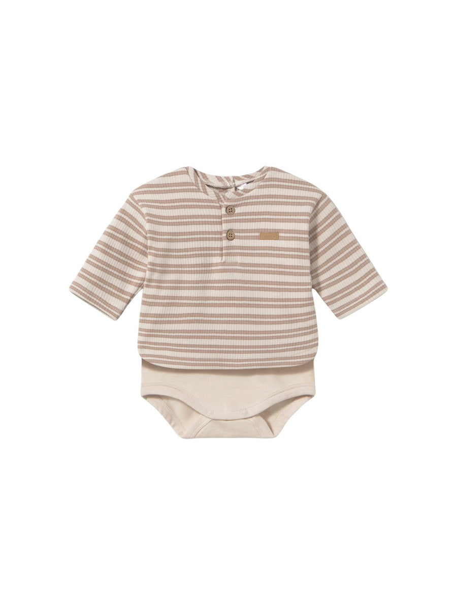 Blusa body Amêndoa (Bege)  para Bebé Menino - Mayoral