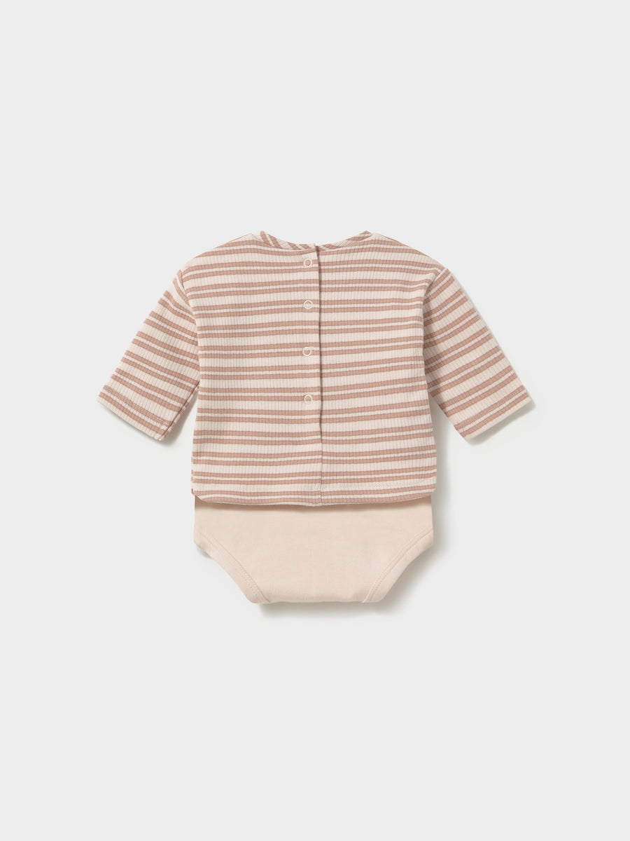 Blusa body Amêndoa (Bege)  para Bebé Menino - Mayoral