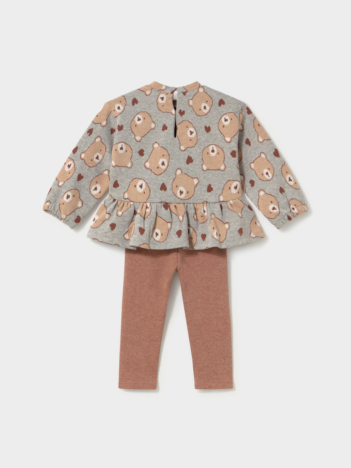 Conj. leggings jacquard Cinza vig (Cinza)  para Bebé Menina - Mayoral