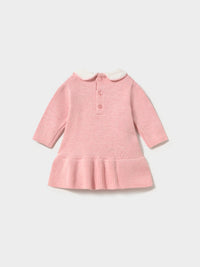 Vestido tricot Rosa b vig (Rosa Bébé)  para Bebé Menina - Mayoral