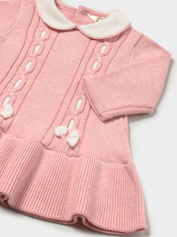 Vestido tricot Rosa b vig (Rosa Bébé)  para Bebé Menina - Mayoral