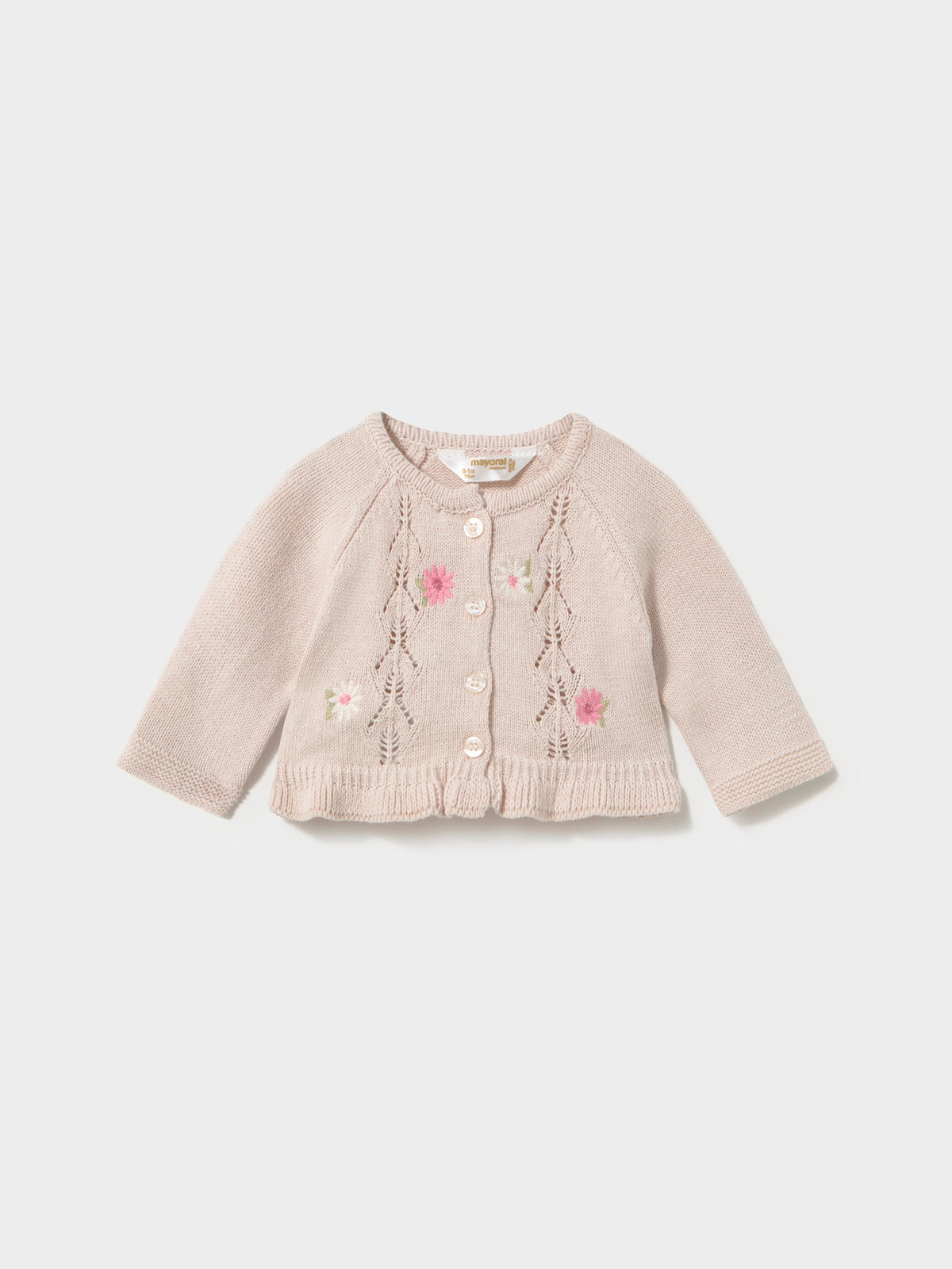 Conj. saia tricô Rosa b vig (Rosa Bébé)  para Bebé Menina - Mayoral