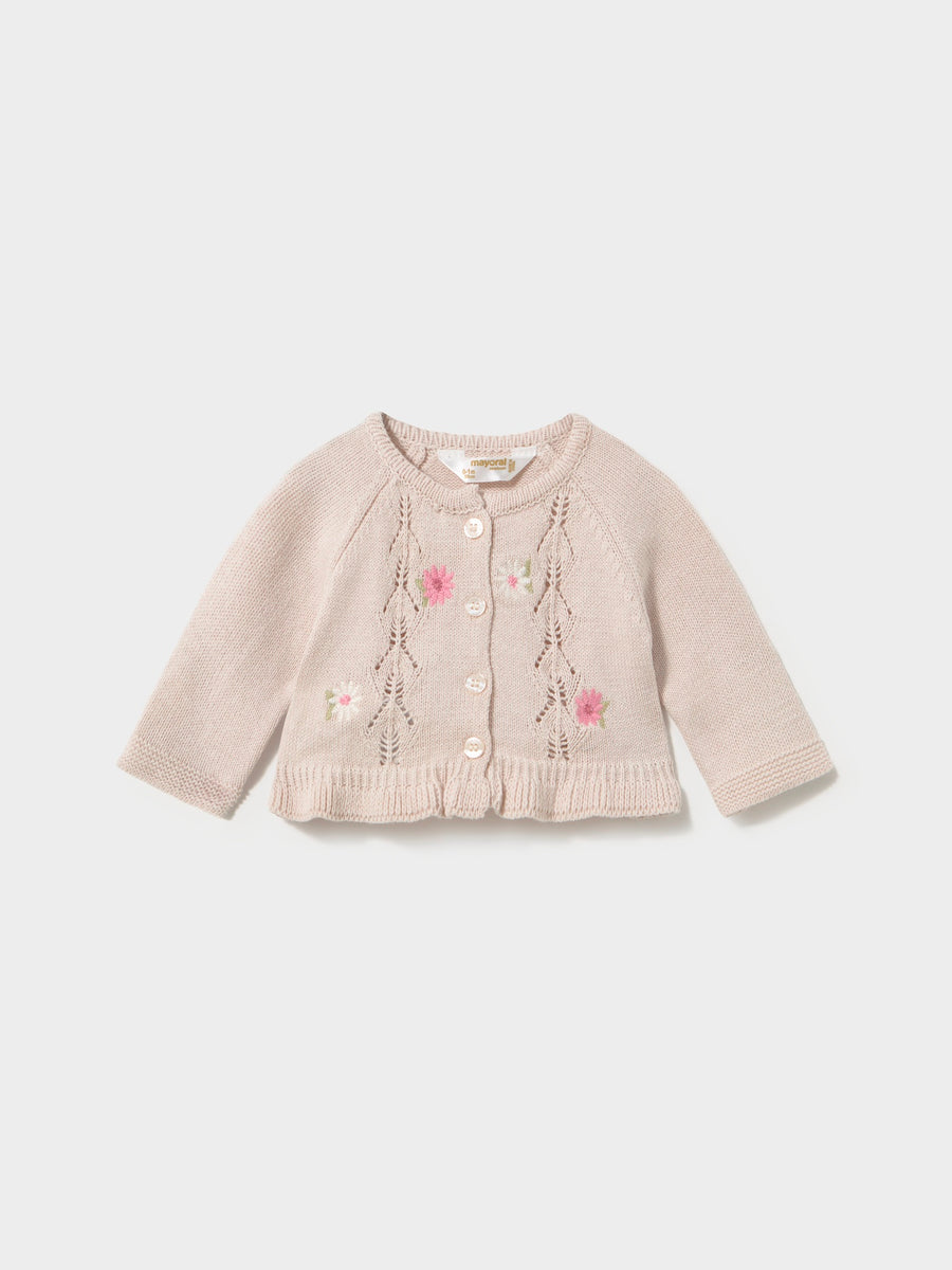 Conj. saia tricô Rosa b vig (Rosa Bébé)  para Bebé Menina - Mayoral