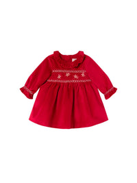 Vestido terciopêlo Red (Vermelho)  para Bebé Menina - Mayoral
