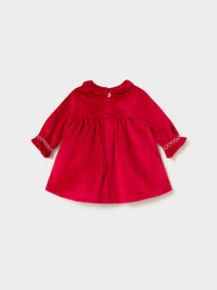 Vestido terciopêlo Red (Vermelho)  para Bebé Menina - Mayoral