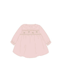 Vestido terciopêlo Rosa baby (Rosa Bébé)  para Bebé Menina - Mayoral