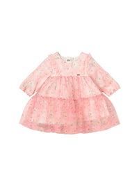 Vestido tule estampado Rose (Rosa)  para Bebé Menina - Mayoral