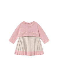 Vestido tricot Rosa b vig (Rosa Bébé)  para Bebé Menina - Mayoral