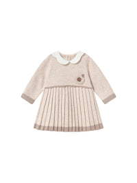 Vestido tricot Milk vig (Bege)  para Bebé Menina - Mayoral