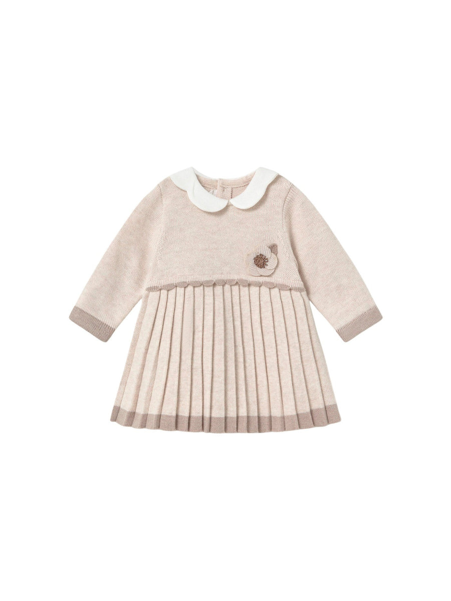 Vestido tricot Milk vig (Bege)  para Bebé Menina - Mayoral