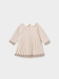 Vestido tricot Milk vig (Bege)  para Bebé Menina - Mayoral