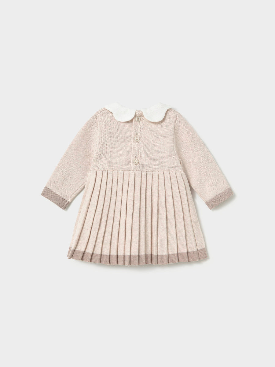 Vestido tricot Milk vig (Bege)  para Bebé Menina - Mayoral