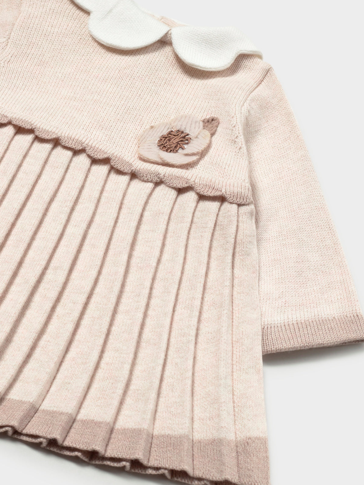 Vestido tricot Milk vig (Bege)  para Bebé Menina - Mayoral