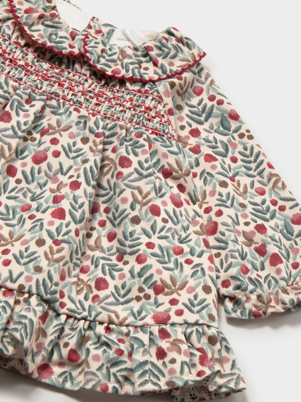 Vestido Lírio (Rosa Velho)  para Bebé Menina - Mayoral
