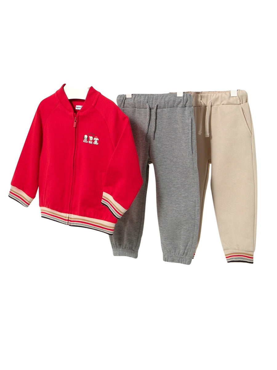 Fato treino 3pc Vermelho (Vermelho)  para Bebé Menino - Mayoral