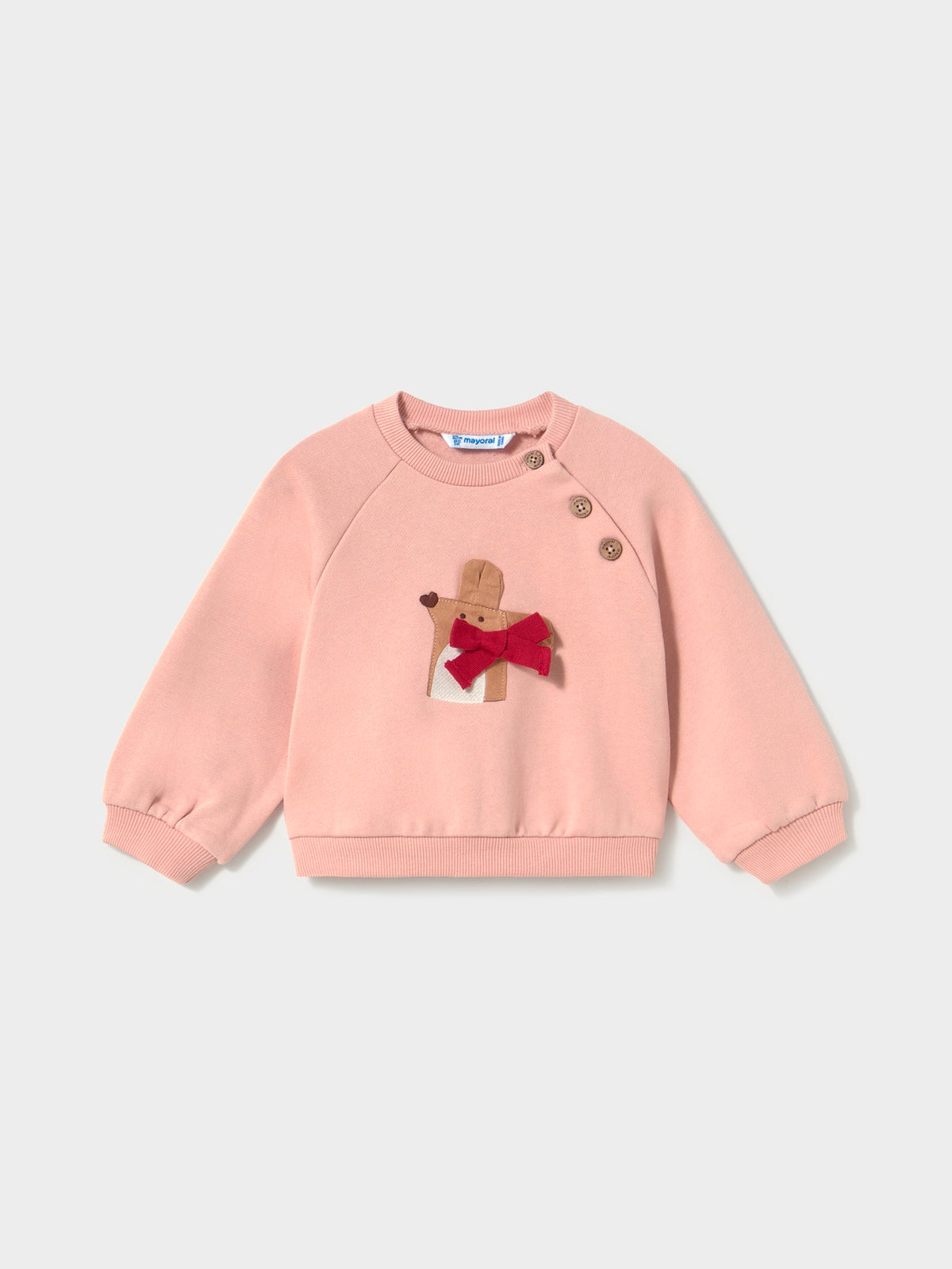 Fato treino com colete Petisui (Rosa Bébé)  para Bebé Menina - Mayoral