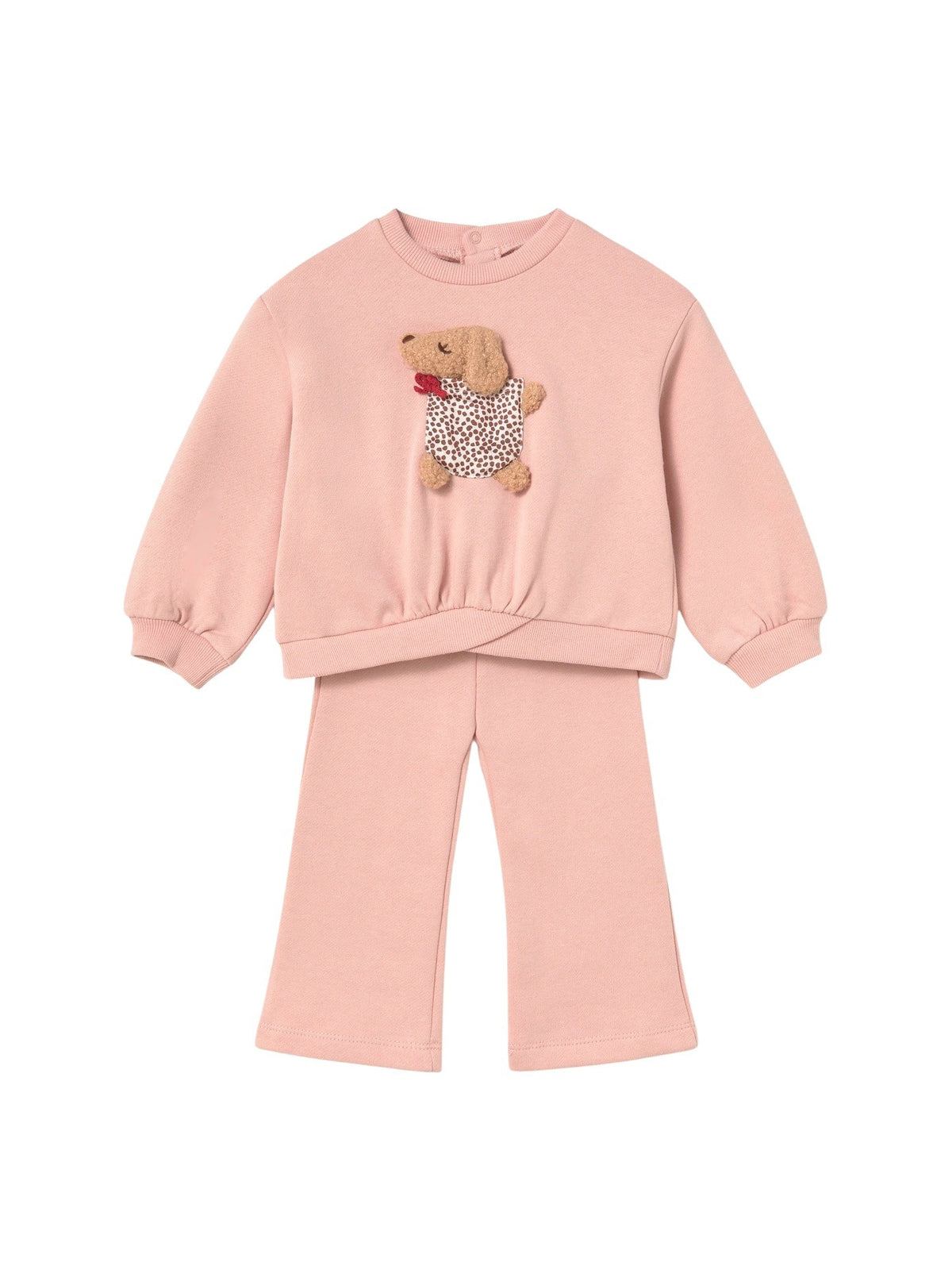 Fato treino 2 peças Petisui (Rosa Bébé)  para Bebé Menina - Mayoral