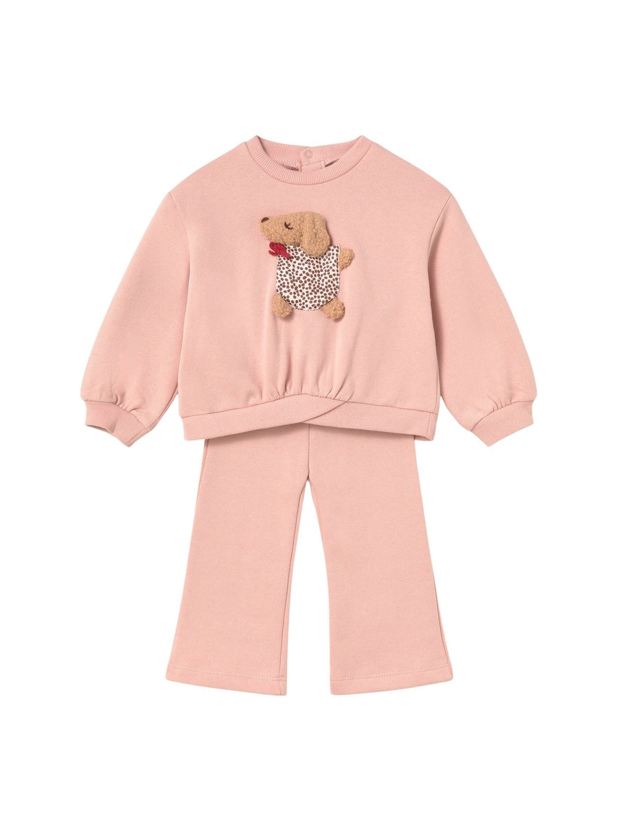 Fato treino 2 peças Petisui (Rosa Bébé)  para Bebé Menina - Mayoral