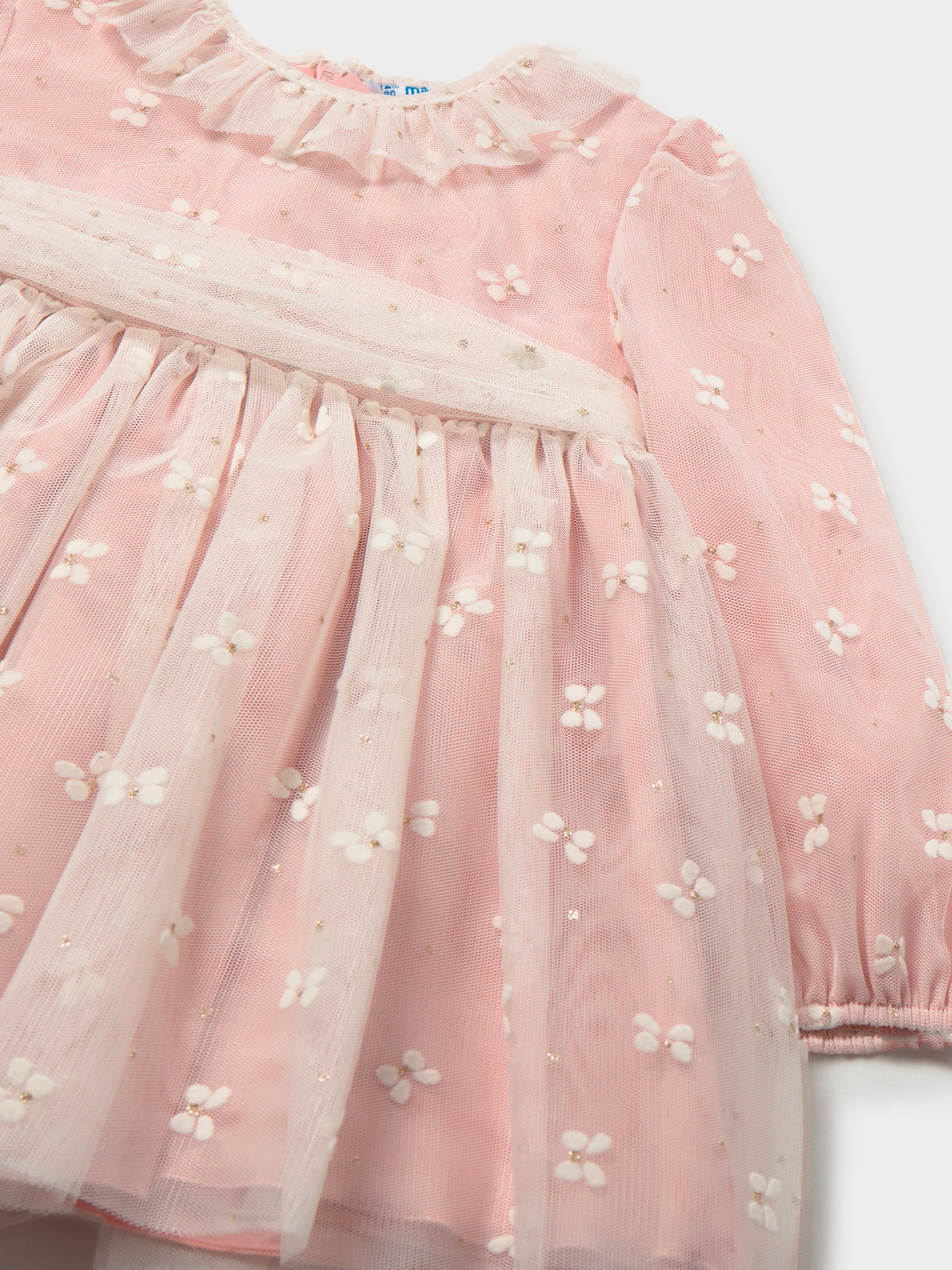 Vestido tule Petisui (Rosa Bébé)  para Bebé Menina - Mayoral