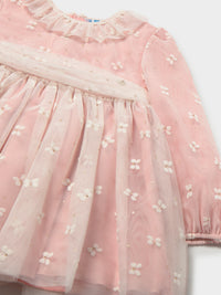 Vestido tule Petisui (Rosa Bébé)  para Bebé Menina - Mayoral