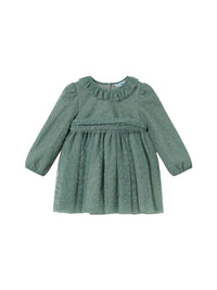 Vestido tule Loureiro (Azeitona)  para Bebé Menina - Mayoral