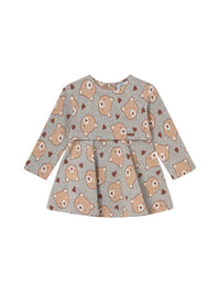 Vestido malha jacquard Cinza vig (Cinza)  para Bebé Menina - Mayoral