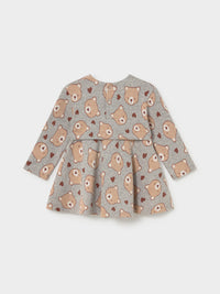 Vestido malha jacquard Cinza vig (Cinza)  para Bebé Menina - Mayoral