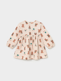 Vestido felpa estampado Lagoon (Verde Esmeralda)  para Bebé Menina - Mayoral