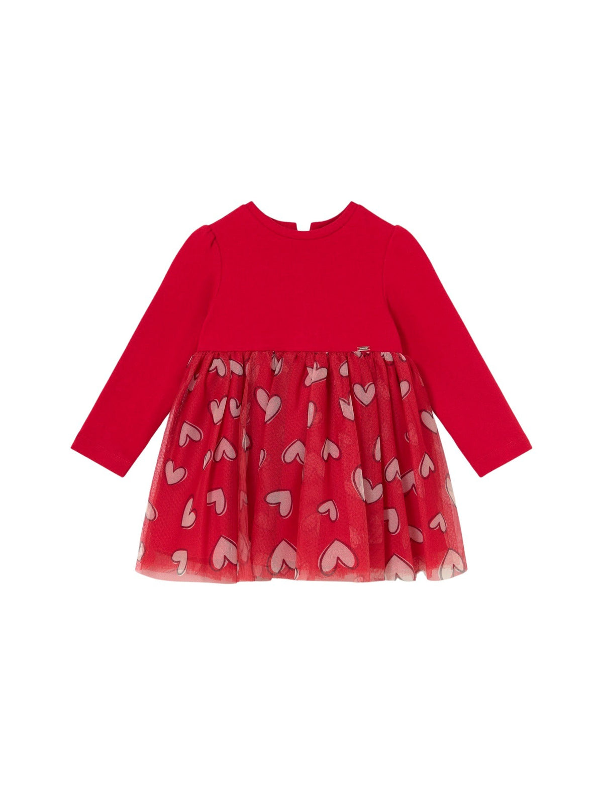 Vestido c/ tule Vermelho (Vermelho)  para Bebé Menina - Mayoral