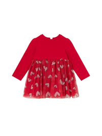 Vestido c/ tule Vermelho (Vermelho)  para Bebé Menina - Mayoral