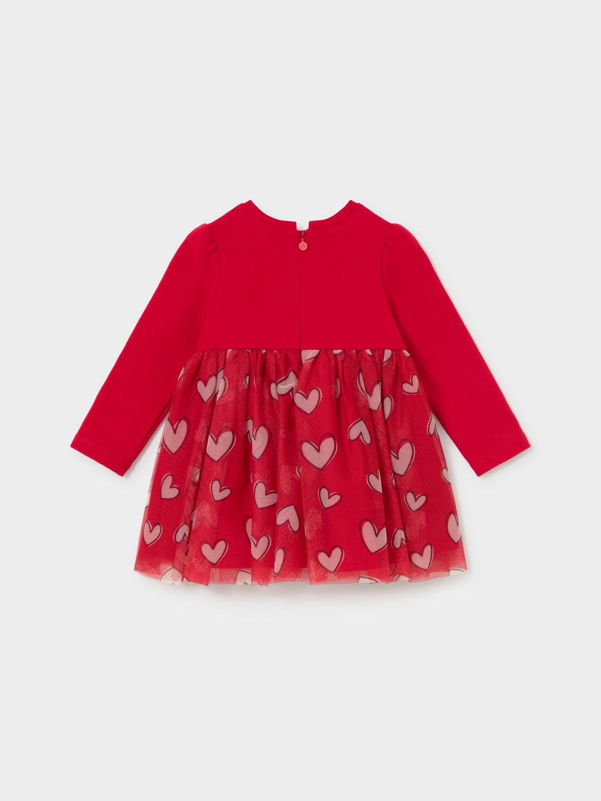 Vestido c/ tule Vermelho (Vermelho)  para Bebé Menina - Mayoral