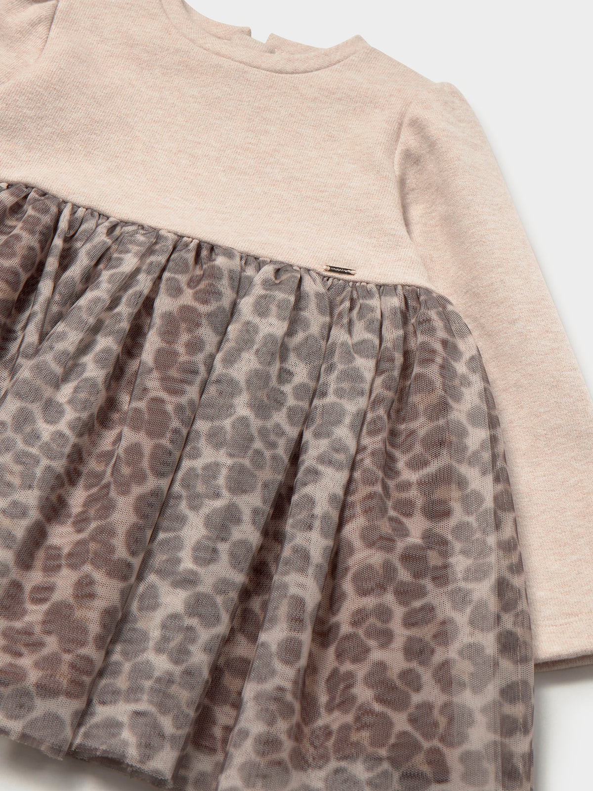 Vestido c/ tule Semente v (Bege)  para Bebé Menina - Mayoral